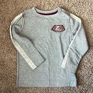 Gymboree long sleeve grey light sweatshirt for boys size 5